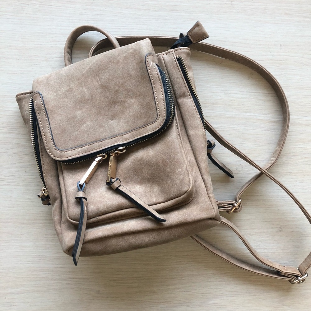 Cute Suede Mini Backpack